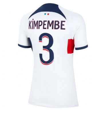Paris Saint-Germain Presnel Kimpembe #3 Bortatröja Kvinnor 2023-24 Kortärmad
